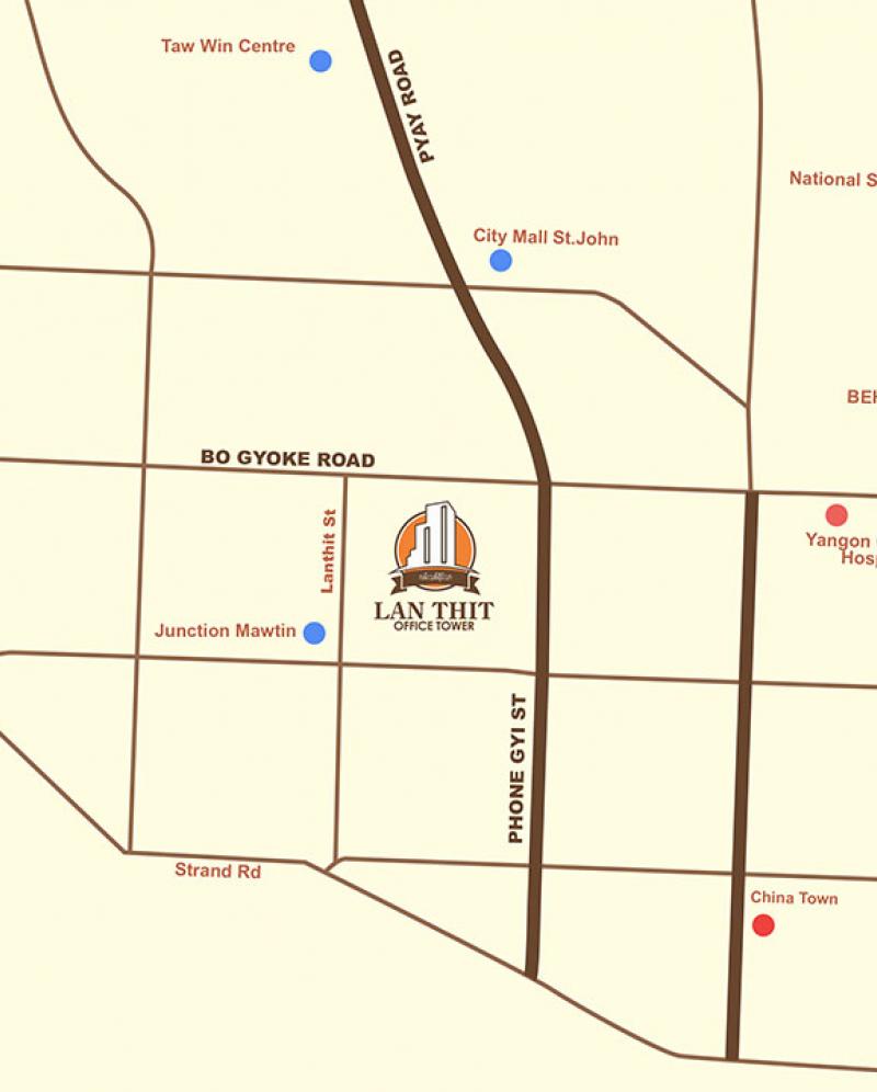 Lan Thit Office Tower Location